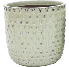 Keramický kvetináč so vzorom šupín