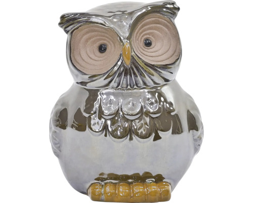 Dekoratívna sova figúrka z keramiky