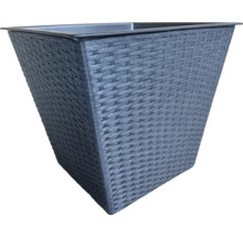 Kvetináč s ratanovým vzhľadom