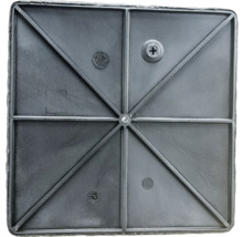 Štvorcová terasová doska s výstuhami