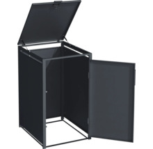 Kôš na smeti s otvoreným vekom a dverami