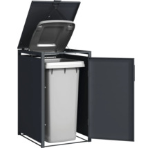 Box na odpadkové koše s otvoreným vekom a dverami s odpadkovým košom
