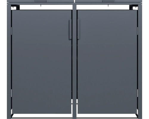 Dvojité dvere pre záhradný domček na náradie