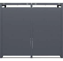 Dvojkrídlová brána pre vonkajšie použitie