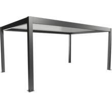 Voľne stojace sivé prestrešenie terasy