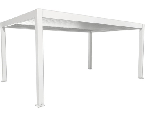 Voľne stojaca biela pergola