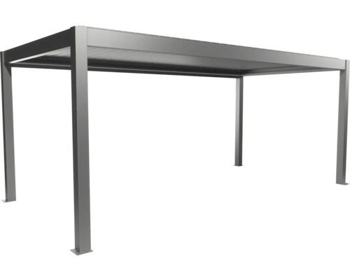 Voľne stojaca sivá pergola na vonkajšie použitie