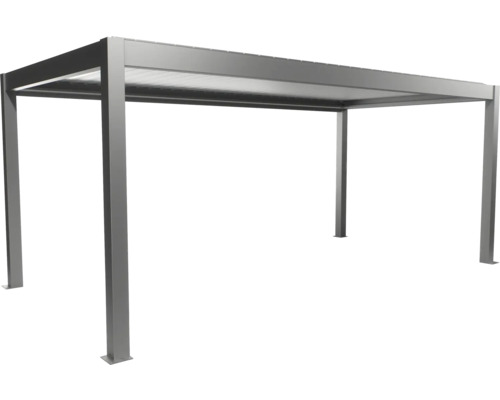 Voľne stojaca hliníková pergola s lamelovou strechou do záhrady