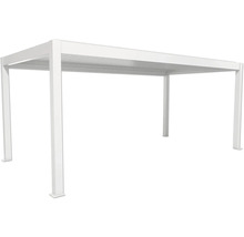 Biela voľne stojaca pergola pre vonkajšie použitie