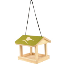 Drevené kŕmidlo pre vtáky so zavesením