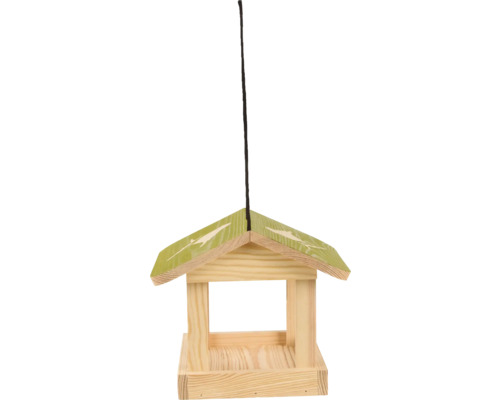 Drevené krmítko pre vtáky so závesom