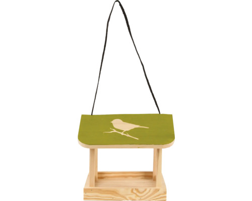 Drevené krmítko pre vtáky so závesom