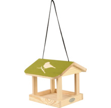 Závesné kŕmidlo pre vtáky, drevené