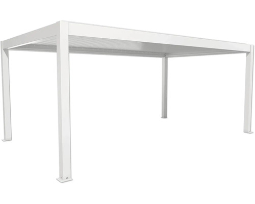 Voľne stojaca biela pergola