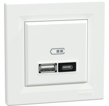 USB nabíjacia zásuvka s rámom