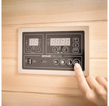 Ovládací panel sauny Home Deluxe s digitálnym displejom a ovládacími prvkami