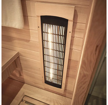 Detail infražiariča v saune