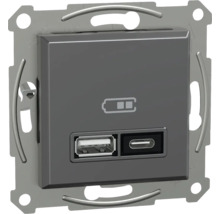 USB nástenná zásuvka s USB-A a USB-C portami