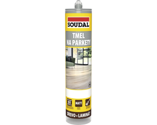 Tmel na parkety Soudal pre drevo a laminát