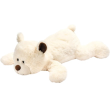 Ležiaci plyšový ľadový medveď