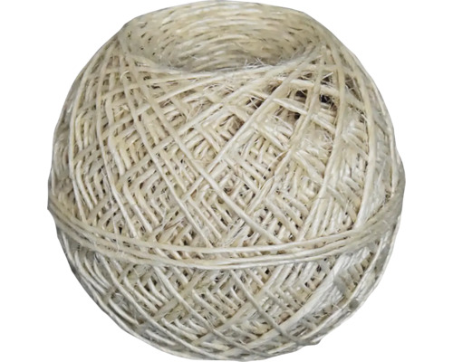 Motúz sisal Ø 2 mm x 120 m 250 g Klbko motúza