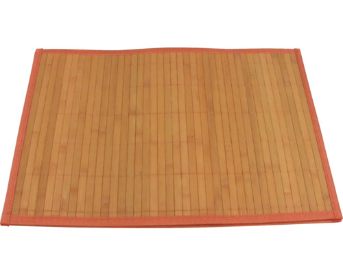 Bambusová prestieranie s látkovým okrajom