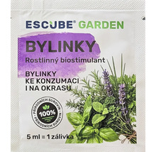 Balenie rastlinného biostimulantu Escube Garden bylinky