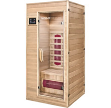Infrasauna Home Deluxe z dreva so sklenenými dverami