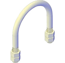 Ohrievacia trubica do tvaru U so skrutkovaním