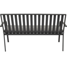 Záhradná lavica s opierkami a sedákom