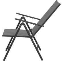 Skladacia záhradná stolička s podrúčkami