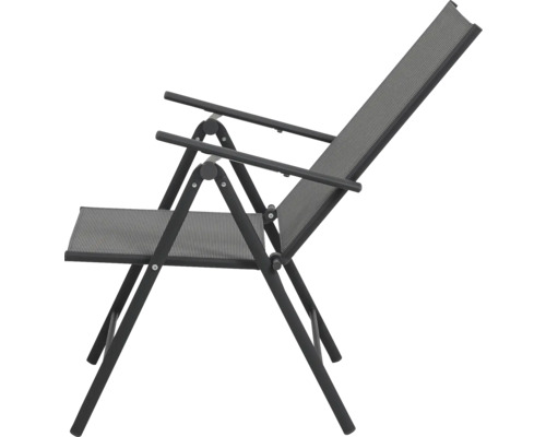 Skladacia záhradná stolička s podrúčkami