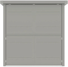 Sivé posuvné dvere s vodorovnými ozdobnými líniami