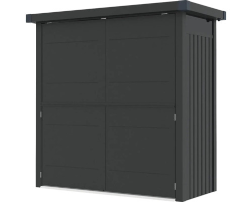 Záhradná skriňa so štyrmi dverami na vonkajšie použitie