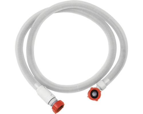 Prívodná hadica práčky s rebrovaným povrchom a prípojkami