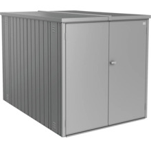 Kovová skriňa na náradie s dvojkrídlovými dverami pre vonkajšie použitie