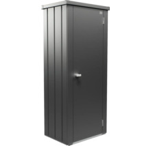 Kovová záhradná skriňa na uskladnenie záhradného náradia