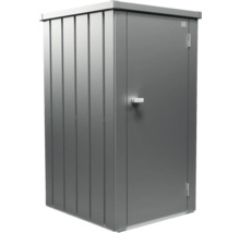 Kovový záhradný domček s dverami