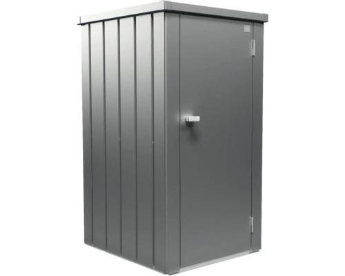 Kovový záhradný domček s dverami