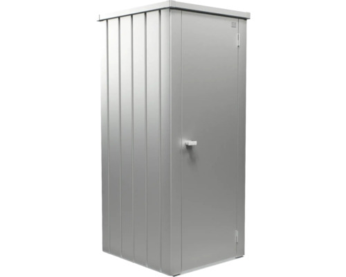 Kovový záhradný domček s dverami