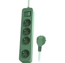 Predlžovací kábel so štyrmi zásuvkami a vypínačom