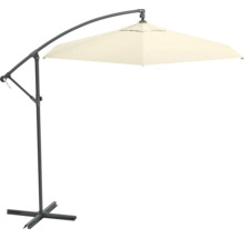 Výkyvný slnečník so štvorcovým tienidlom a stabilnou základňou