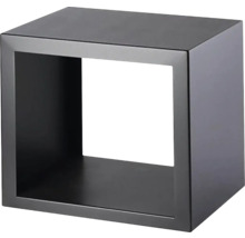 Štvorcová nástenná polica z dreva