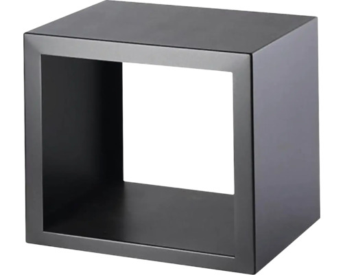 Štvorcová nástenná polica z dreva