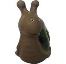 Dekoratívna záhradná figúrka slimák z keramiky