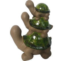 Dekoratívna záhradná figúrka: Tri korytnačky naskladané na sebe