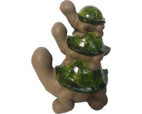 Dekoratívna záhradná figúrka: Tri korytnačky naskladané na sebe