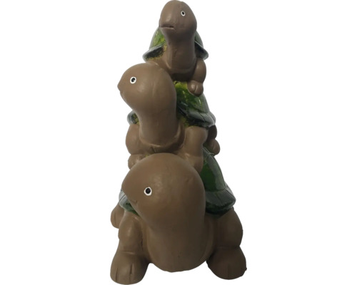 Dekoratívna záhradná figúrka: Tri korytnačky naskladané na sebe