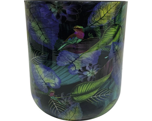 Dekoratívny kvetináč s motívom džungle