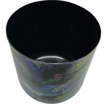 Kvetináč s motívom vtáka